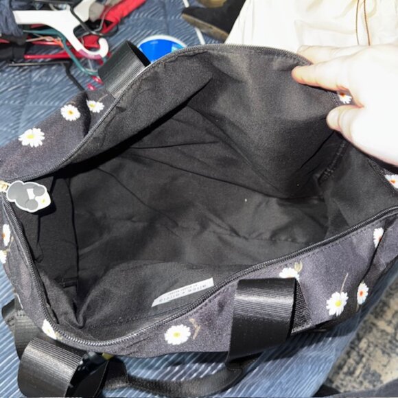 NEW Alice + Olivia Daisy‎ Duffel Bag Travel Shoulder Strap hippie boho Weekend - Picture 10 of 11